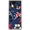 NFL Houston Texans Tropical Print Galaxy A30 Clear Case