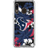 NFL Houston Texans Tropical Print Galaxy A30 Clear Case