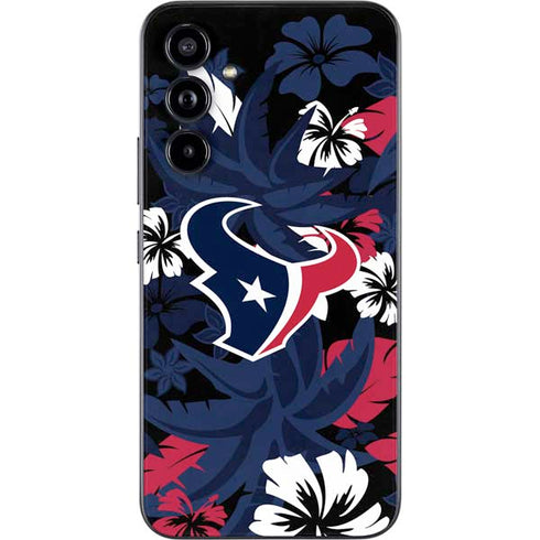 NFL Houston Texans Tropical Print Galaxy A54 5G Skin