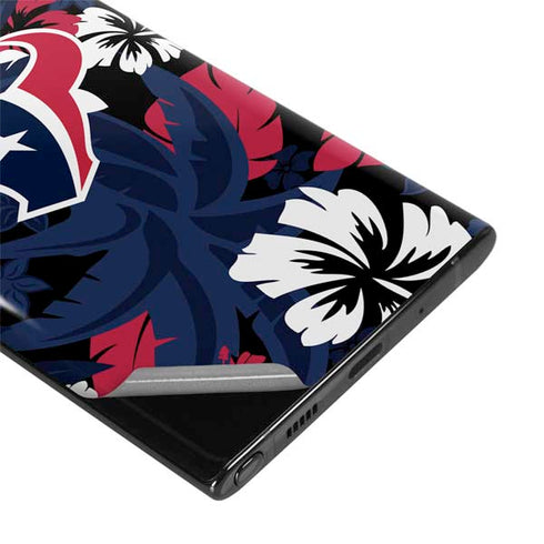 NFL Houston Texans Tropical Print Galaxy Note 10 Skin