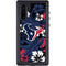 NFL Houston Texans Tropical Print Galaxy Note 10 Waterproof Case