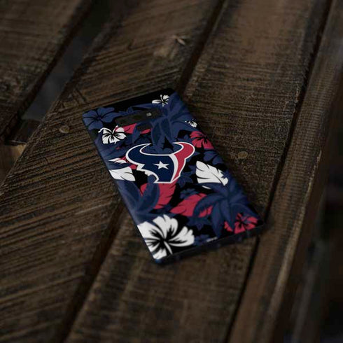NFL Houston Texans Tropical Print Galaxy Note 9 Skin