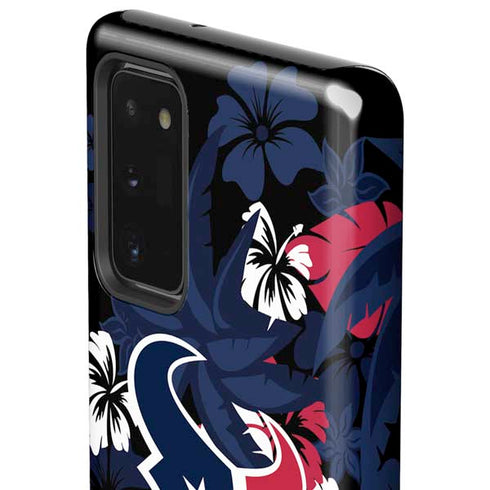 NFL Houston Texans Tropical Print Galaxy Note20 5G Pro Case