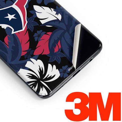 NFL Houston Texans Tropical Print Galaxy S10 Skin