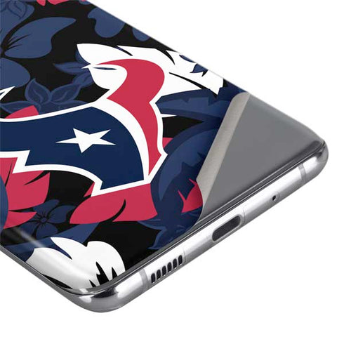 NFL Houston Texans Tropical Print Galaxy S20 Ultra 5G Skin