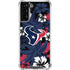 NFL Houston Texans Tropical Print Galaxy S21 FE Clear Case