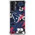 NFL Houston Texans Tropical Print Galaxy S22 Clear Case