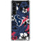 NFL Houston Texans Tropical Print Galaxy S23 Clear Case