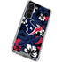 NFL Houston Texans Tropical Print Galaxy S23 Clear Case