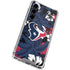 NFL Houston Texans Tropical Print Galaxy S23 FE Clear Case