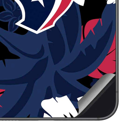 NFL Houston Texans Tropical Print Galaxy S23 FE Skin