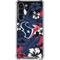 NFL Houston Texans Tropical Print Galaxy S23 Plus Clear Case