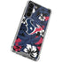 NFL Houston Texans Tropical Print Galaxy S23 Plus Clear Case