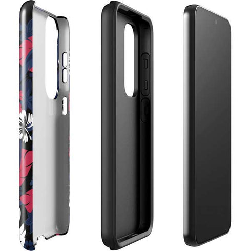 NFL Houston Texans Tropical Print Galaxy S23 Plus Pro Case