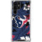 NFL Houston Texans Tropical Print Galaxy S24 Ultra Clear Case