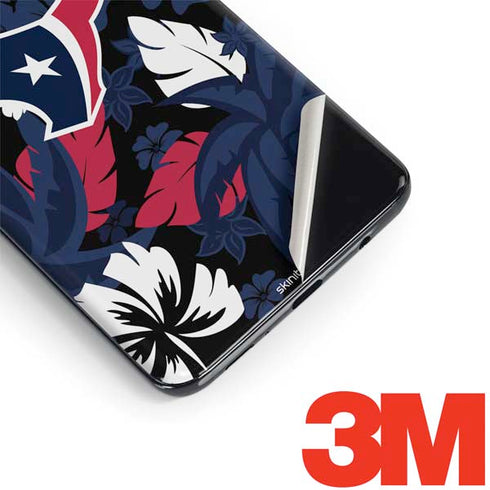 NFL Houston Texans Tropical Print Galaxy S9 Skin