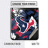 NFL Houston Texans Tropical Print Galaxy Z Flip Skin