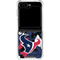 NFL Houston Texans Tropical Print Galaxy Z Flip5 5G Clear Case