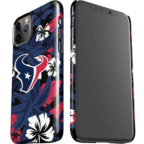 NFL Houston Texans Tropical Print iPhone 11 Pro Lite Case