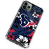 NFL Houston Texans Tropical Print iPhone 11 Pro Max Clear Case