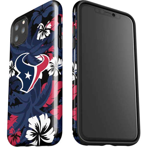 NFL Houston Texans Tropical Print iPhone 11 Pro Max Impact Case
