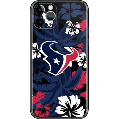 NFL Houston Texans Tropical Print iPhone 11 Pro Skin