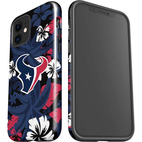 NFL Houston Texans Tropical Print iPhone 12 Mini Impact Case