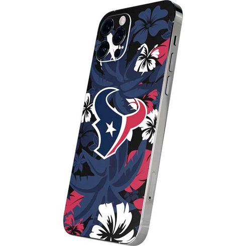 NFL Houston Texans Tropical Print iPhone 12 Pro Max Skin