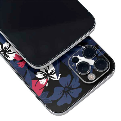 NFL Houston Texans Tropical Print iPhone 12 Pro Skin