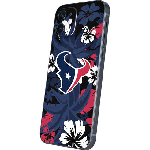 NFL Houston Texans Tropical Print iPhone 12 Skin