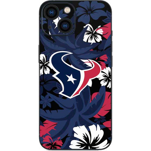 NFL Houston Texans Tropical Print iPhone 13 Mini Skin