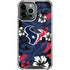 NFL Houston Texans Tropical Print iPhone 13 Pro Max Clear Case