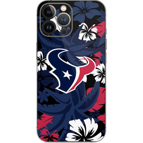 NFL Houston Texans Tropical Print iPhone 13 Pro Max Skin