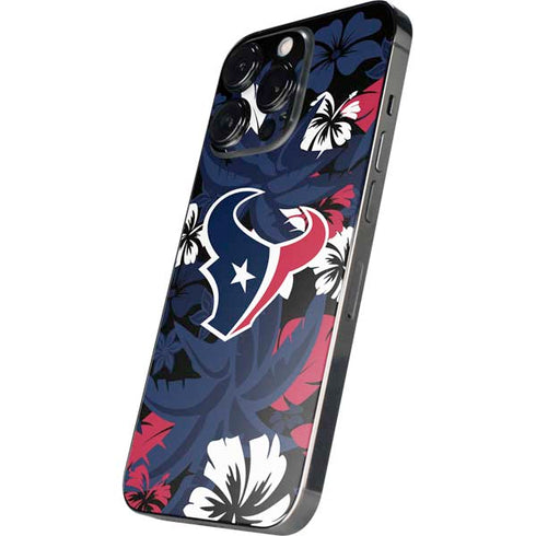 NFL Houston Texans Tropical Print iPhone 13 Pro Max Skin
