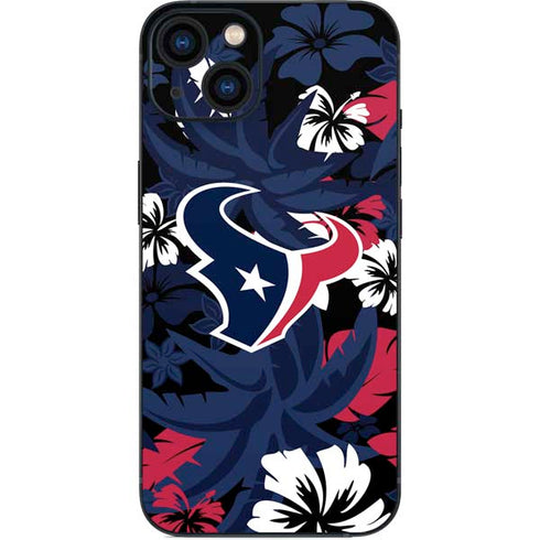 NFL Houston Texans Tropical Print iPhone 13 Skin