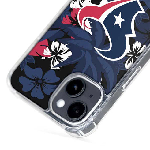 NFL Houston Texans Tropical Print iPhone 14 Plus MagSafe Case