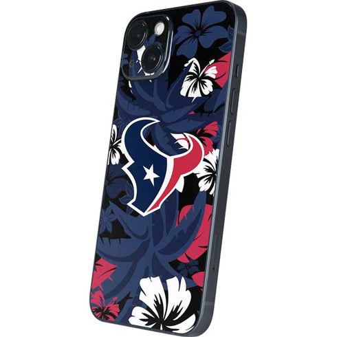 NFL Houston Texans Tropical Print iPhone 14 Plus Skin