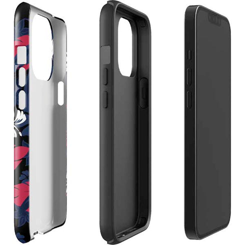 NFL Houston Texans Tropical Print iPhone 14 Pro Impact Case