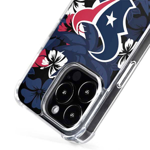 NFL Houston Texans Tropical Print iPhone 15 Pro Max MagSafe Case