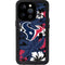 NFL Houston Texans Tropical Print iPhone 14 Pro Waterproof Case