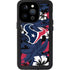 NFL Houston Texans Tropical Print iPhone 14 Pro Waterproof Case