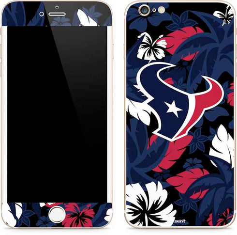 NFL Houston Texans Tropical Print iPhone 6/6s Plus Skin