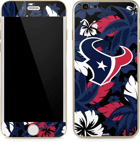 NFL Houston Texans Tropical Print iPhone 6/6s Skin