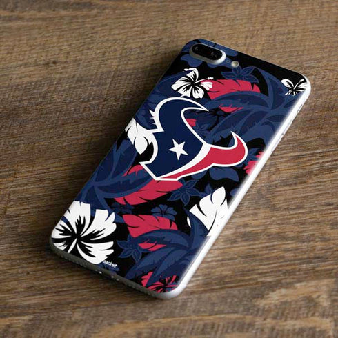 NFL Houston Texans Tropical Print iPhone 8 Plus Skin