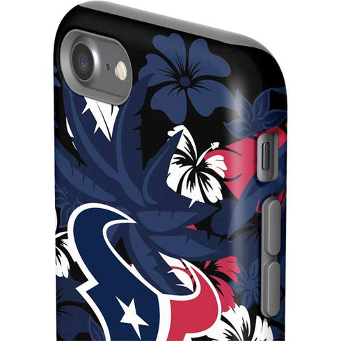 NFL Houston Texans Tropical Print iPhone SE (2nd & 3rd Gen) Pro Case