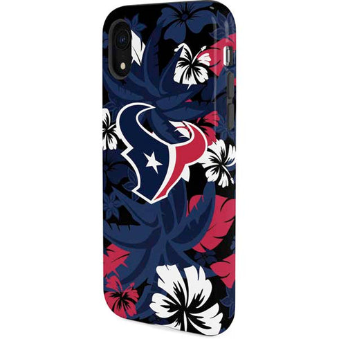 NFL Houston Texans Tropical Print iPhone XR Pro Case