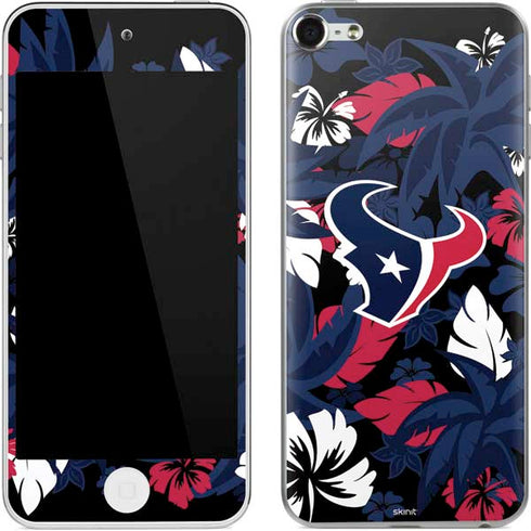 NFL Houston Texans Tropical Print Apple iPod Skin