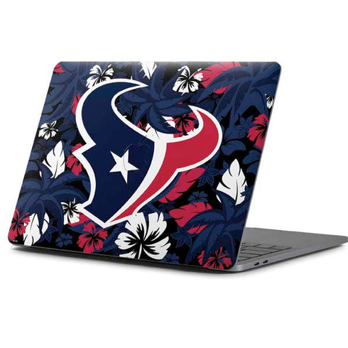 NFL Houston Texans Tropical Print Apple MacBook Pro 13-inch Skin