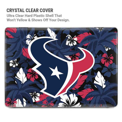 NFL Houston Texans Tropical Print MacBook Pro 16in (2021-25) Case plus Skin