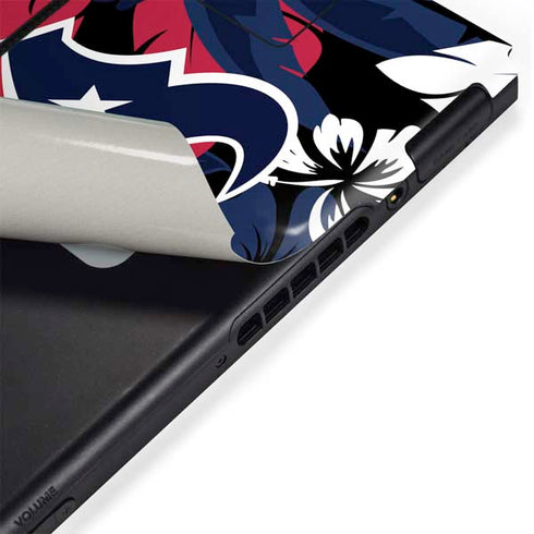NFL Houston Texans Tropical Print Nintendo Switch Bundle Skin